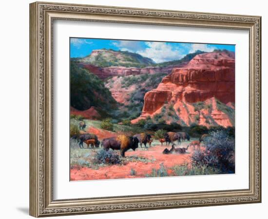 Caprock Canyon-Jack Sorenson-Framed Art Print