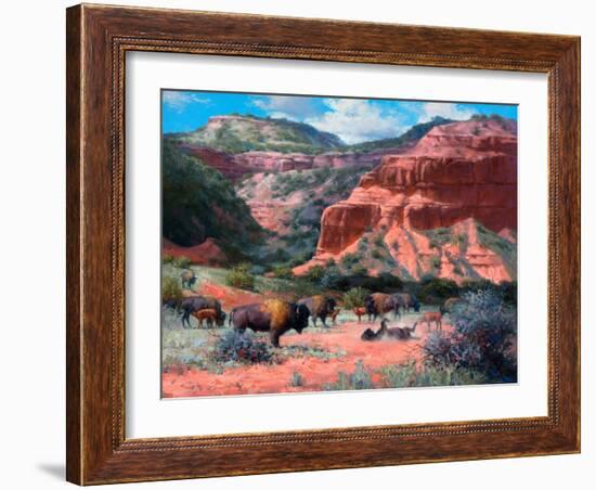 Caprock Canyon-Jack Sorenson-Framed Art Print