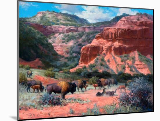 Caprock Canyon-Jack Sorenson-Mounted Art Print