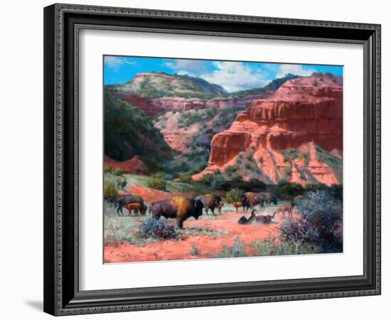 Caprock Canyon-Jack Sorenson-Framed Art Print