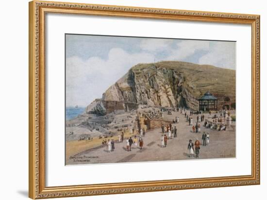 Capstone Promenade, Ilfracombe-Alfred Robert Quinton-Framed Giclee Print