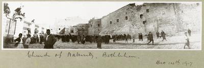 Mosque of Omar and General Chaytor Talking with a Local Imam, 14th December 1917-Capt. Arthur Rhodes-Framed Premier Image Canvas