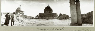 Mosque of Omar and General Chaytor Talking with a Local Imam, 14th December 1917-Capt. Arthur Rhodes-Giclee Print