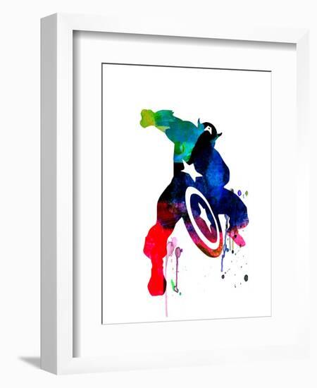 Captain America II-Jack Hunter-Framed Premium Giclee Print