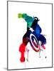 Captain America II-Jack Hunter-Mounted Art Print