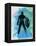 Captain America Watercolor-Jack Hunter-Framed Stretched Canvas