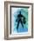 Captain America Watercolor-Jack Hunter-Framed Premium Giclee Print