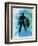 Captain America Watercolor-Jack Hunter-Framed Premium Giclee Print