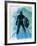 Captain America Watercolor-Jack Hunter-Framed Art Print