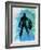 Captain America Watercolor-Jack Hunter-Framed Art Print