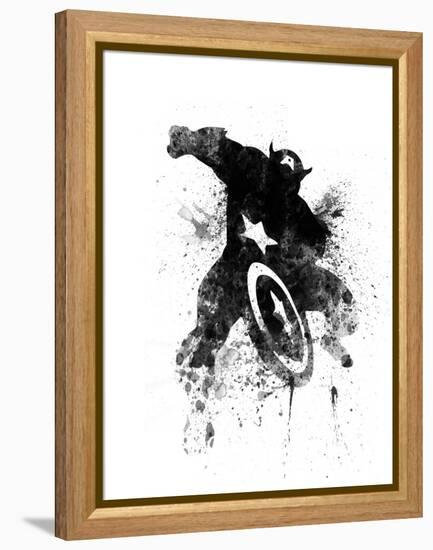 Captain America-Jack Hunter-Framed Stretched Canvas