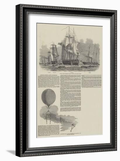 Captain Austin's Arctic Expedition-Edwin Weedon-Framed Giclee Print