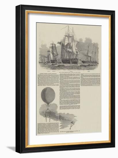 Captain Austin's Arctic Expedition-Edwin Weedon-Framed Giclee Print