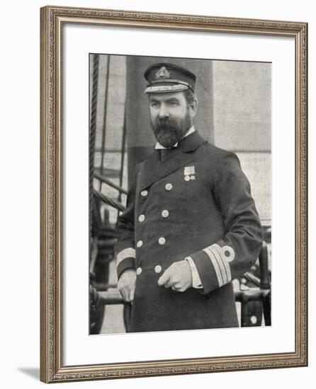 Captain Baynham, Training Ship Wellesley, North Shields-Peter Higginbotham-Framed Photographic Print