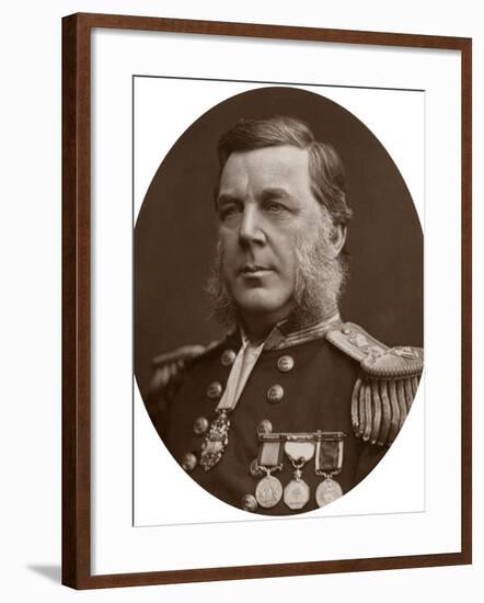 Captain Bedford Clapperton Trevelyan Pim, British Naval Officer, 1883-Lock & Whitfield-Framed Photographic Print