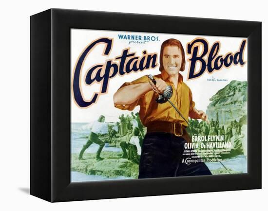 Captain Blood, 1935-null-Framed Stretched Canvas