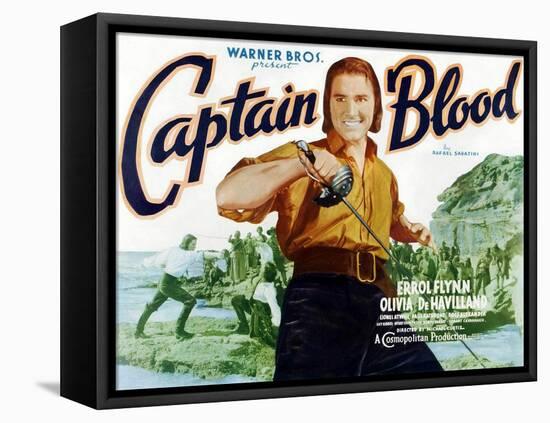 Captain Blood, 1935-null-Framed Stretched Canvas