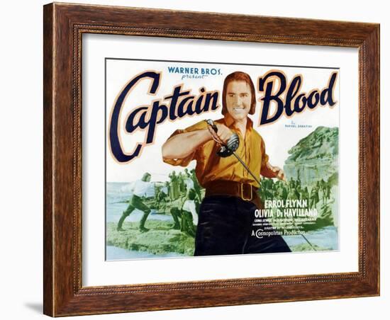 Captain Blood, 1935-null-Framed Art Print