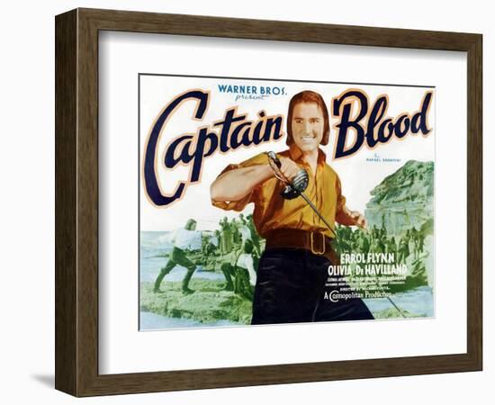 Captain Blood, 1935-null-Framed Premium Giclee Print