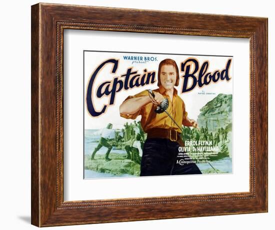 Captain Blood, 1935-null-Framed Premium Giclee Print