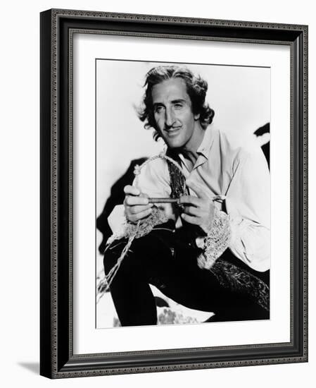 Captain Blood, Basil Rathbone, 1935-null-Framed Photo