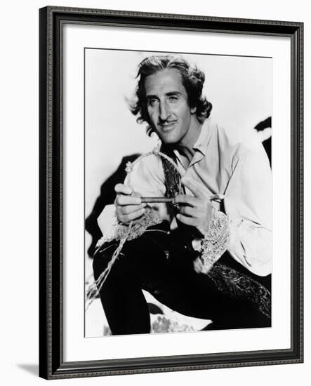 Captain Blood, Basil Rathbone, 1935-null-Framed Photo