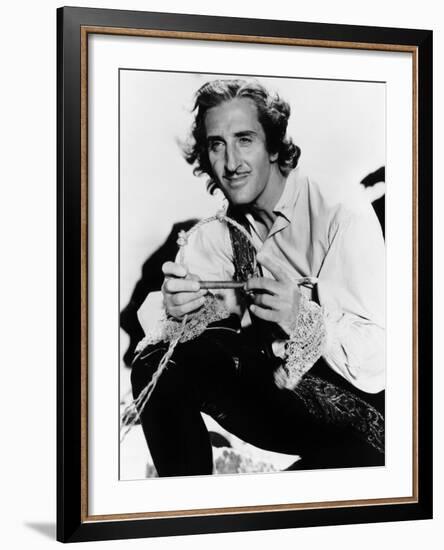 Captain Blood, Basil Rathbone, 1935-null-Framed Photo