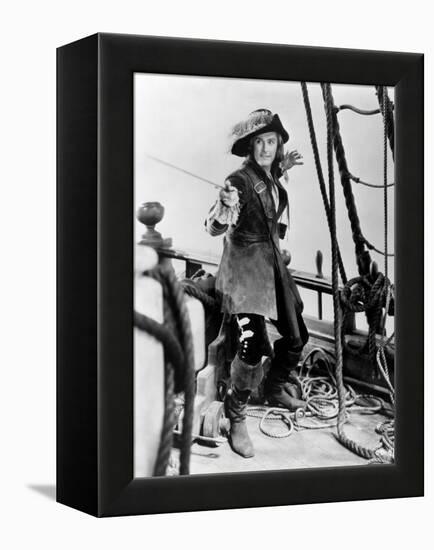 Captain Blood, Errol Flynn, 1935-null-Framed Stretched Canvas