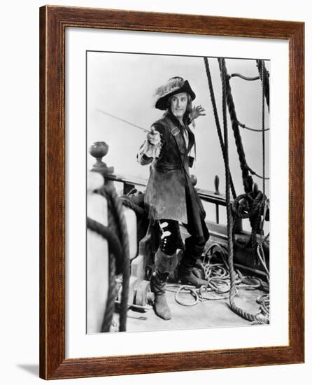 Captain Blood, Errol Flynn, 1935-null-Framed Photo