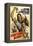 Captain Blood, German Movie Poster, 1935-null-Framed Stretched Canvas