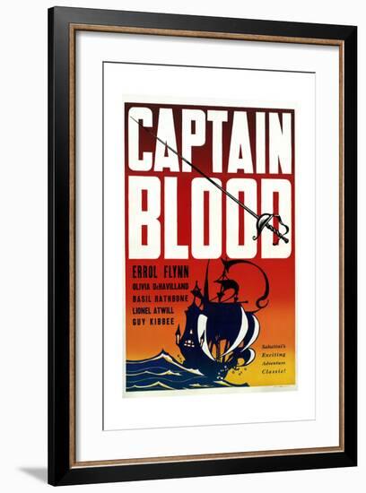 Captain Blood - Movie Poster Reproduction-null-Framed Art Print