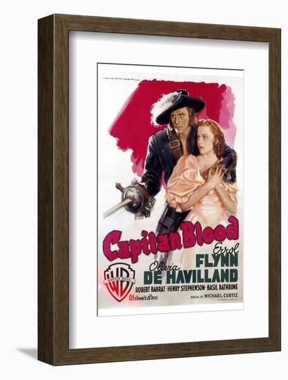 Captain Blood - Movie Poster Reproduction-null-Framed Photo