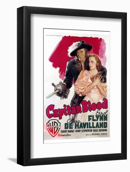 Captain Blood - Movie Poster Reproduction-null-Framed Photo