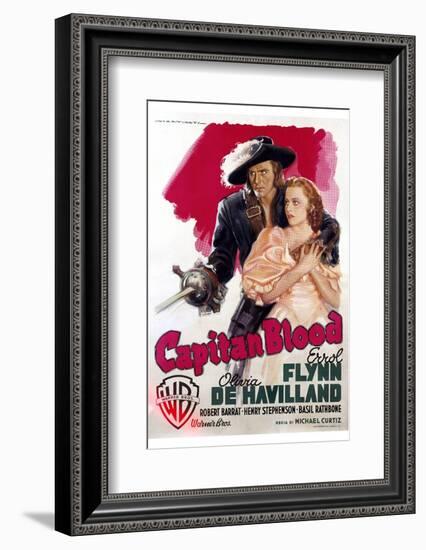 Captain Blood - Movie Poster Reproduction-null-Framed Photo