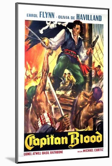 Captain Blood - Movie Poster Reproduction-null-Mounted Photo