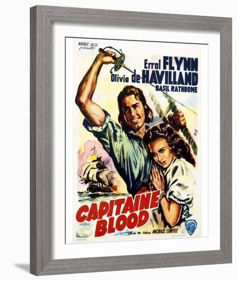 Captain Blood - Movie Poster Reproduction-null-Framed Photo