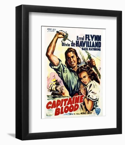 Captain Blood - Movie Poster Reproduction-null-Framed Photo