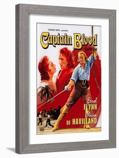 Captain Blood, Swedish Movie Poster, 1935-null-Framed Art Print