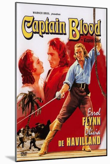 Captain Blood, Swedish Movie Poster, 1935-null-Mounted Art Print