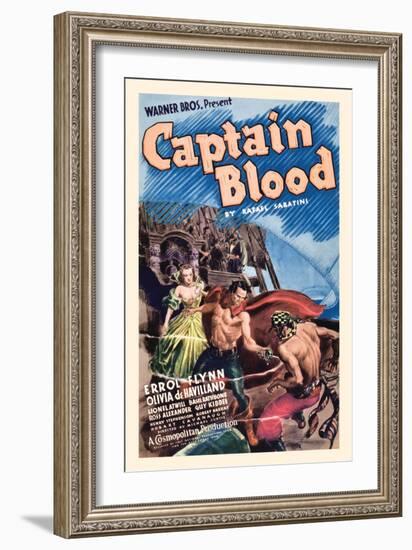 Captain Blood-Alex Raymond-Framed Art Print