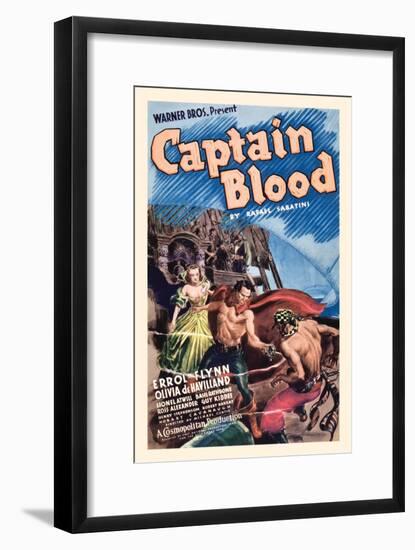 Captain Blood-Alex Raymond-Framed Art Print