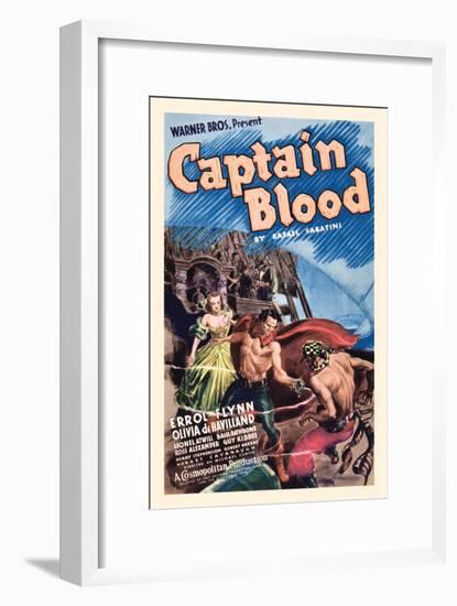 Captain Blood-Alex Raymond-Framed Art Print