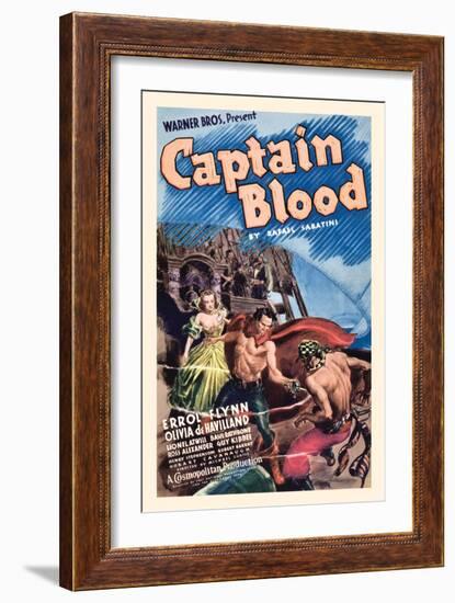 Captain Blood-Alex Raymond-Framed Art Print