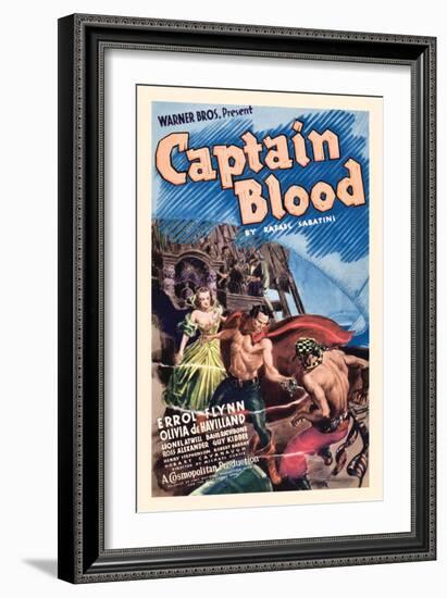 Captain Blood-Alex Raymond-Framed Art Print
