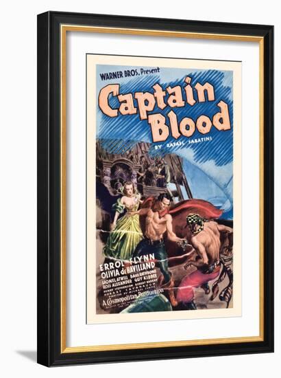 Captain Blood-Alex Raymond-Framed Art Print