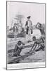 Captain Cook Landing in Tasmania, 1777, Illustration from 'Hutchinson's Story of the British…-Richard Caton Woodville-Mounted Giclee Print