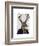 Captain Deer-Fab Funky-Framed Art Print