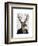 Captain Deer-Fab Funky-Framed Art Print