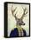 Captain Deer-Fab Funky-Framed Stretched Canvas