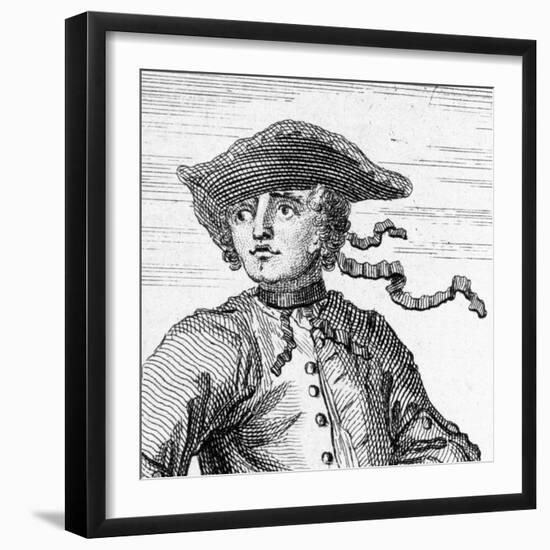 Captain Edward England, 1736 (Print)-Unknown Artist-Framed Giclee Print